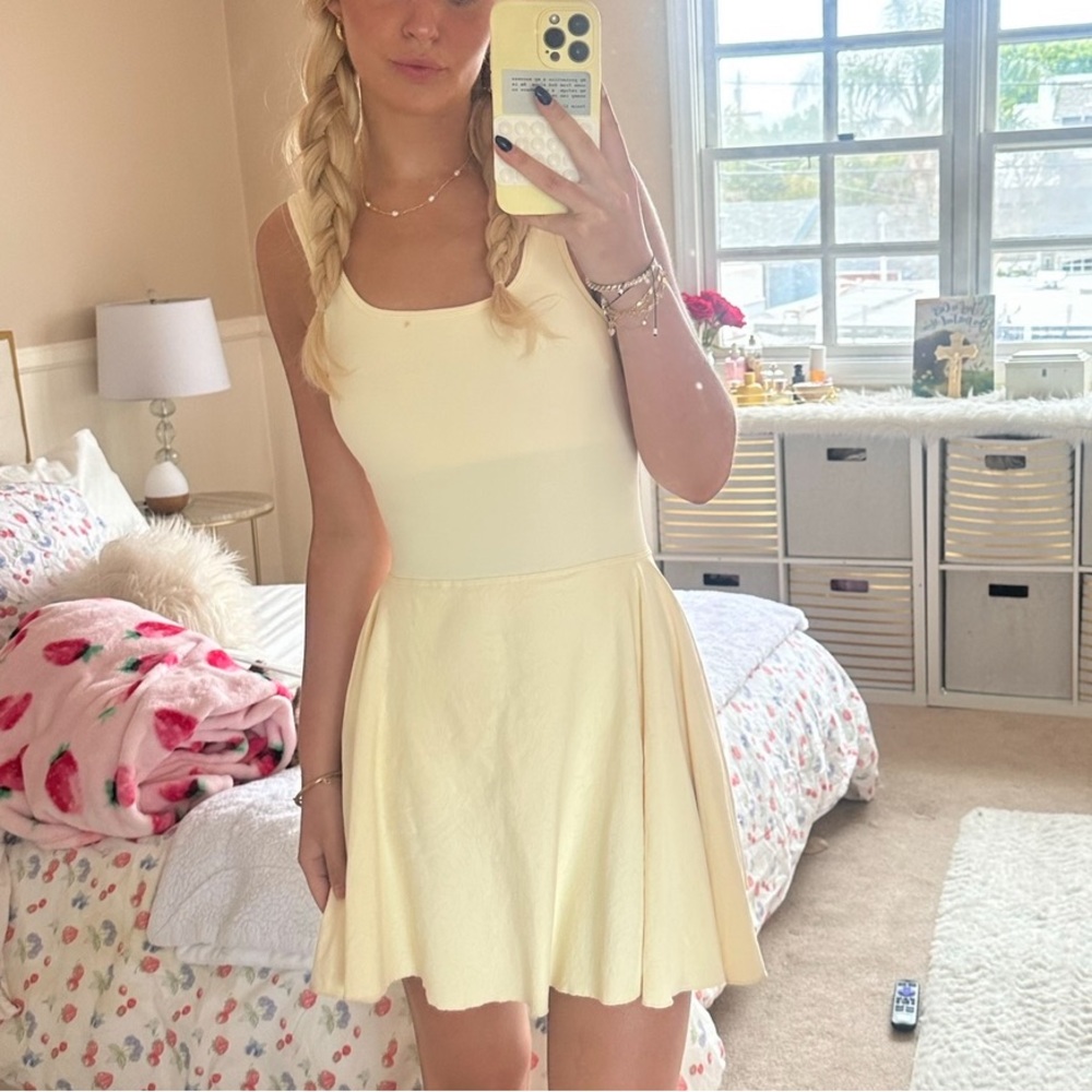 Yellow workout dress